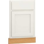 Mantra Cabinets SKU Number ACSF36R - 36" Single Door Angled Corner Sink Front in Classic Snow