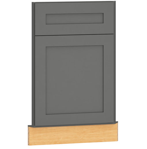 Mantra Cabinets SKU Number ACSF36R - 36" Single Door Angled Corner Sink Front in Omni Graphite