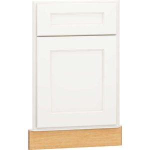 Mantra Cabinets SKU Number ACSF36R - 36" Single Door Angled Corner Sink Front in Spectra Snow