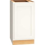 Mantra Cabinets SKU Number B18FHR - 18″ Full Height Base Cabinet with Single Door in Classic Snow