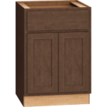 Mantra Cabinets SKU Number B24 - 24" Base Cabinet with Double Doors in Classic Bark