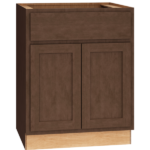 Mantra Cabinets SKU Number B27 - 27" Base Cabinet with Double Doors in Classic Bark