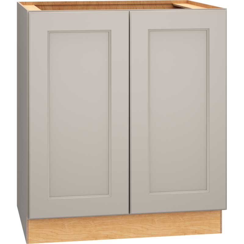 30 Inch Full Height Base Cabinet with Single Door in Spectra Door Style with Mineral Finish