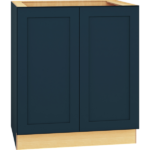 30 Inch Full Height Base Cabinet with Single Door in Omni Door Style with Admiral Finish