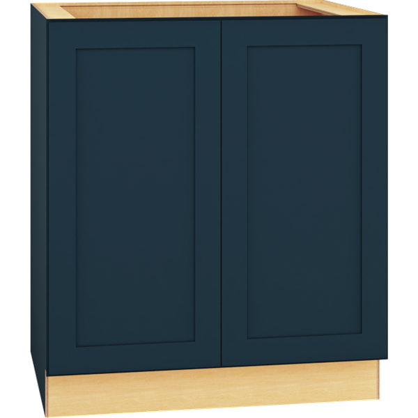 30 Inch Full Height Base Cabinet with Single Door in Omni Door Style with Admiral Finish