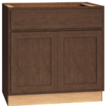 Mantra Cabinets SKU Number B36 - 36" Base Cabinet with Double Doors in Classic Bark