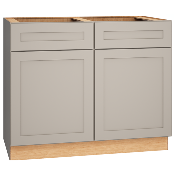 Mantra Cabinets SKU Number B42 - 42" Base Cabinet with Double Doors in Omni Mineral