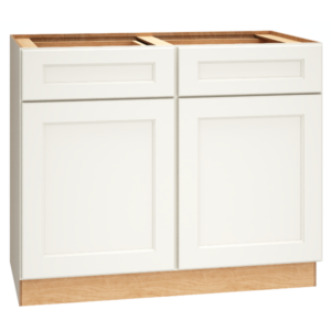 Mantra Cabinets SKU Number B42 - 42" Base Cabinet with Double Doors in Spectra Snow