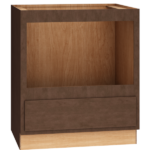 Mantra Cabinets SKU Number BBMWD30 - 30" Base Microwave Cabinet with Drawer in Classic Bark