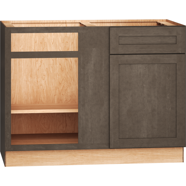 Mantra Cabinets SKU Number BC48S - 48" Corner Base Cabinet with Single Door in Omni Beachwood