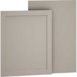 Decorative Door End Panel Base Cabinet Kit in Omni Door Style with Mineral Finish