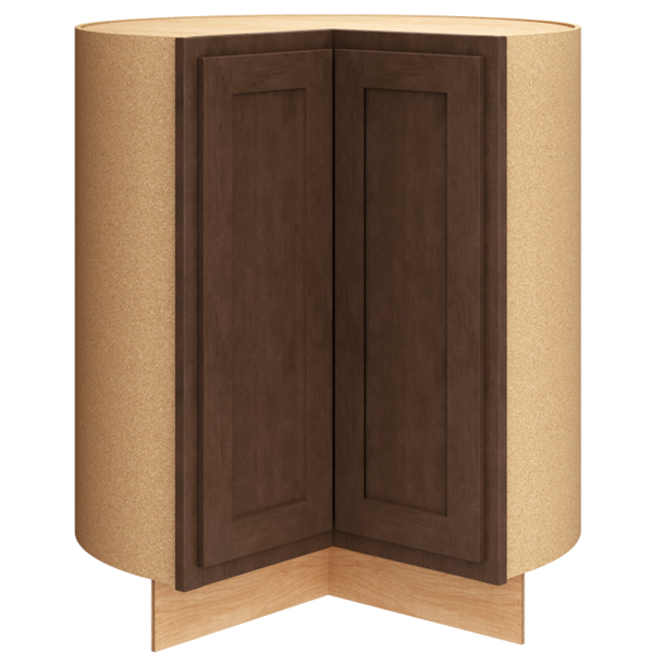 Mantra Cabinets SKU Number BLS36R - 36" Lazy Susan Base Cabinet in Classic Bark