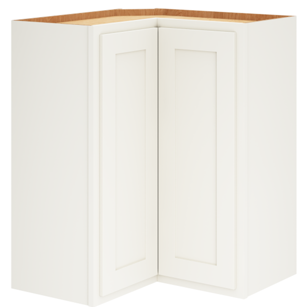 Mantra Cabinets SKU Number ER30R - 30" Easy Reach Wall Corner Cabinet in Classic Snow