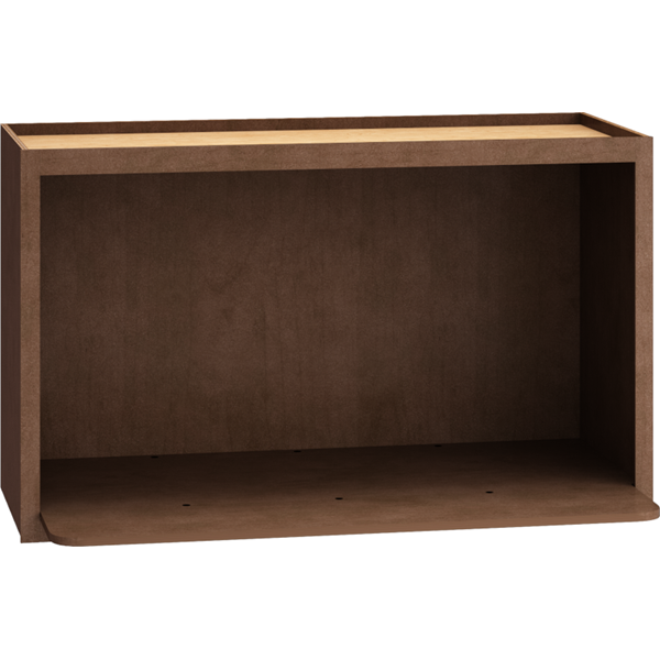 Mantra Cabinets SKU Number MW3018 - Microwave Wall Cabinet in Classic Bark