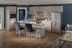 Shaker Kitchen Cabinets with Island - Mantra Cabinets