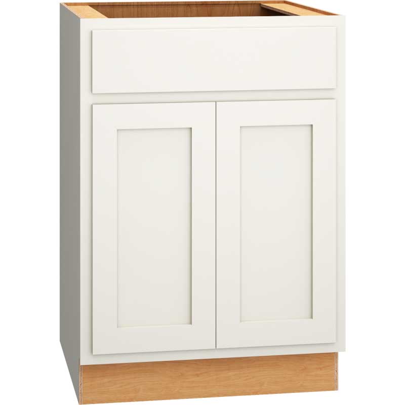 24 Sink Base Cabinet In Classic Snow Mantra Cabinets   SB24.Classi.PT .Snw .U 4 