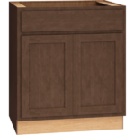 Mantra Cabinets SKU Number SB30 - 30" Sink Base Cabinet in Classic Bark