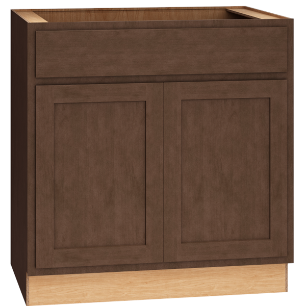 Mantra Cabinets SKU Number SB33 - 33" Sink Base Cabinet in Classic Bark