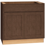 Mantra Cabinets SKU Number SB36 - 36" Sink Base Cabinet in Classic Bark