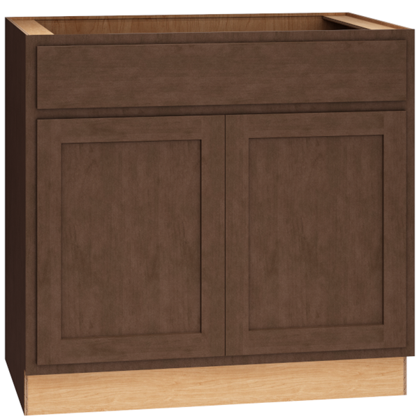 Mantra Cabinets SKU Number SB36 - 36" Sink Base Cabinet in Classic Bark