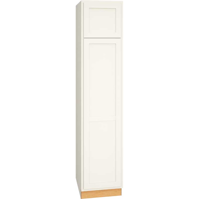 Mantra Cabinets SKU Number U188424R - 96 Inch Utility Cabinet with Single Door in Classic Door Style in Snow finish