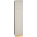 Mantra Cabinets SKU Number U188424R - 96 Inch Utility Cabinet with Single Door in Omni Door Style in Mineral finish