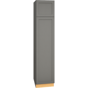 Mantra Cabinets SKU Number U188424R - 96 Inch Utility Cabinet with Single Door in Omni Door Style in Graphite finish