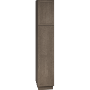 Mantra Cabinets SKU Number U189324R - 93 Inch Utility Cabinet with Single Door in Omni Door Style with Beachwood Finish