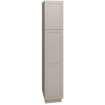 Mantra Cabinets SKU Number U189324R - 93 Inch Utility Cabinet with Single Door in Omni Door Style with Mineral Finish