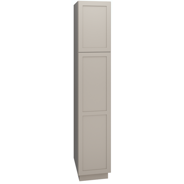 Mantra Cabinets SKU Number U189324R - 93 Inch Utility Cabinet with Single Door in Omni Door Style with Mineral Finish