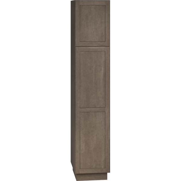 Mantra Cabinets SKU Number U189624R - 96 Inch Utility Cabinet with Single Door in Omni Door Style with Beachwood Finish