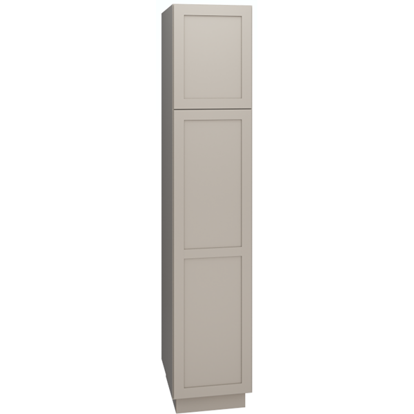 Mantra Cabinets SKU Number U189624R - 96 Inch Utility Cabinet with Single Door in Omni Door Style with Mineral Finish