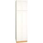 Utility Cabinet with Double Doors in Omni Snow