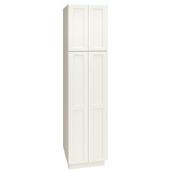 Mantra Cabinets SKU Number U249324 - 93" Utility Cabinet with Double Doors in Spectra Snow