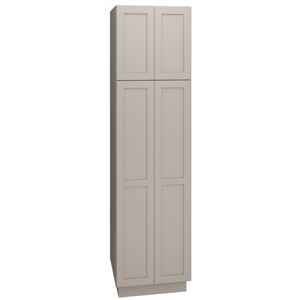 Mantra Cabinets SKU Number U249624 - 96" Utility Cabinet with Double Doors in Omni Mineral