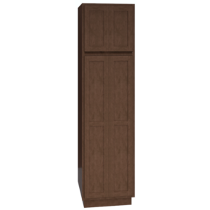 Mantra Cabinets SKU Number U249624 - 96" Utility Cabinet with Double Doors in Classic Bark