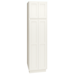 Mantra Cabinets SKU Number U249624 - 96" Utility Cabinet with Double Doors in Classic Snow