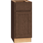 Mantra Cabinet Products SKU Number VB153421R - Vanity Base Cabinet - 15" Vanity Base Cabinet with Single Door in Classic Bark