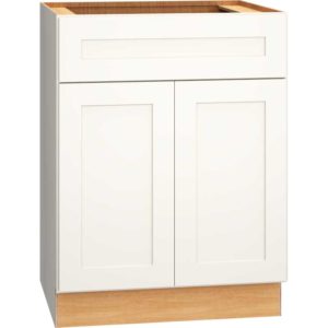 Vanity Sink Base Cabinet in Omni Snow