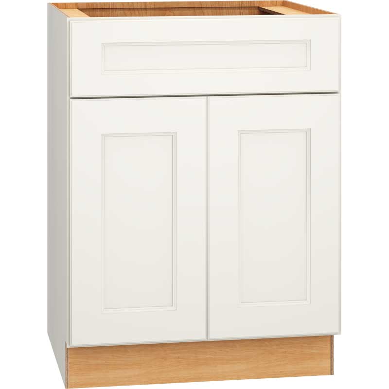 Vanity Sink Base Cabinet in Spectra Snow