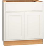 Vanity Sink Base Cabinet in Classic Snow