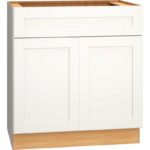 Vanity Sink Base Cabinet in Omni Snow