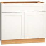 Vanity Sink Base Cabinet in Omni Snow