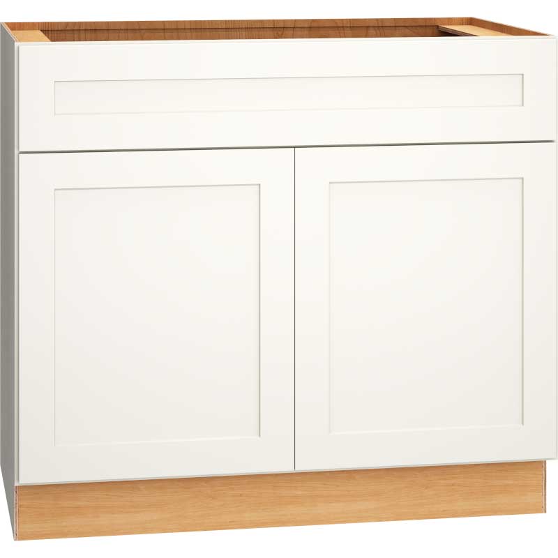 Vanity Sink Base Cabinet in Omni Snow