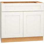 Vanity Sink Base Cabinet in Spectra Snow