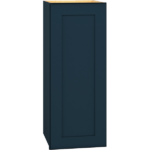 12 Inch Width by 30 Inch Wall Cabinet with Single Door in Omni Door Style with Admiral Finish