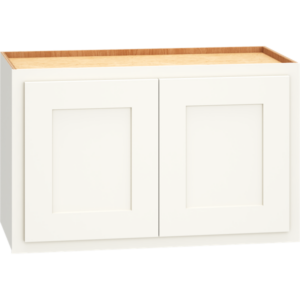 Mantra Cabinets SKU Number W2415 - 24" x 15" Wall Cabinet with Double Doors in Classic Snow