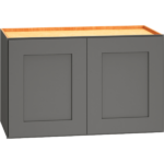 Mantra Cabinets SKU Number W2415 - 24" x 15" Wall Cabinet with Double Doors in Omni Graphite