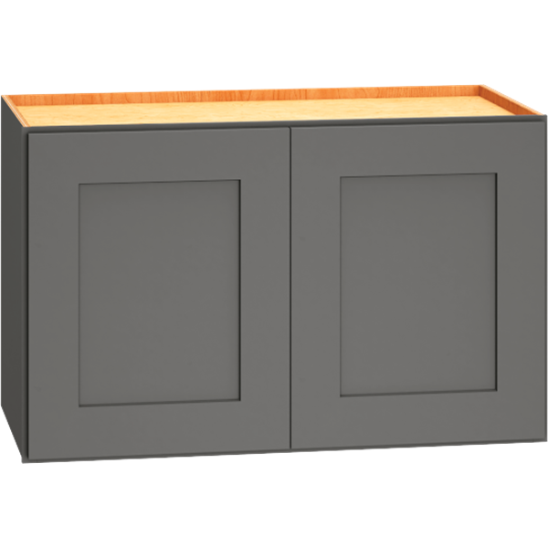 Mantra Cabinets SKU Number W2415 - 24" x 15" Wall Cabinet with Double Doors in Omni Graphite