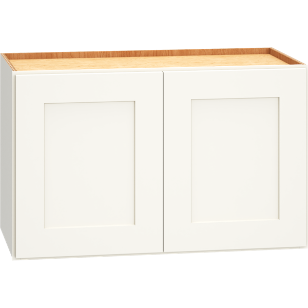 Mantra Cabinets SKU Number W2415 - 24" x 15" Wall Cabinet with Double Doors in Omni Snow